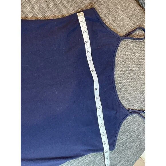 Gap Navy Blue Camisole Top with Adjustable Straps Sz M - Picture 6 of 7